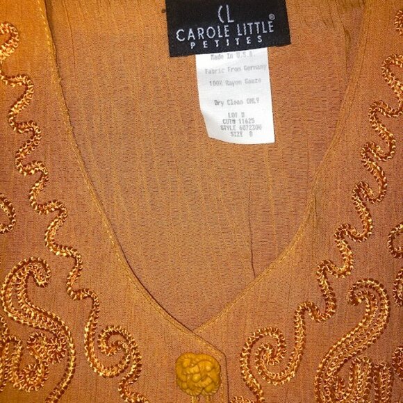 Vintage Carole Little Petites Three-Piece Skirt Set - Picture 4 of 10